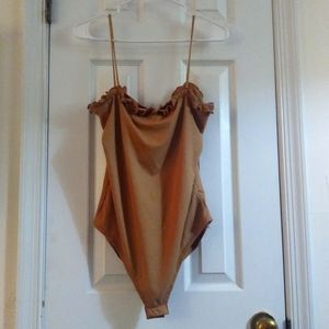 Gaze DTLA, size large bodysuit, thong romper.